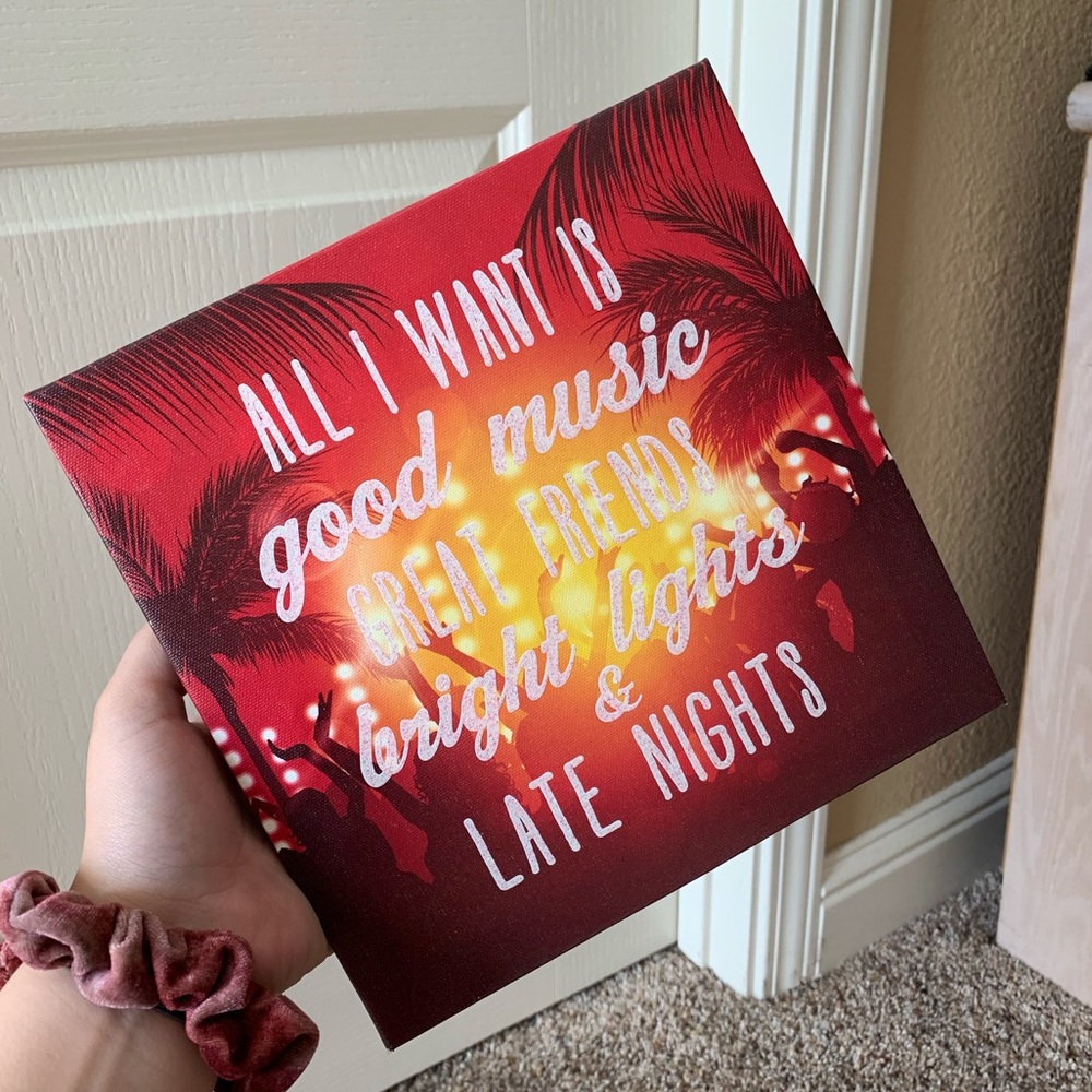 Canvas Painting w/ Quote